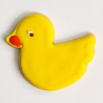 Pato galleta glasa